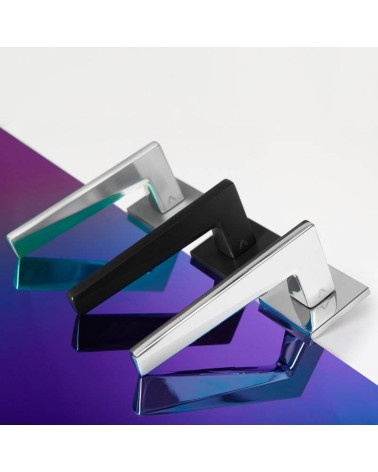 Puxador de porta LIMA FIT puxador design pousado numa superfície refletora