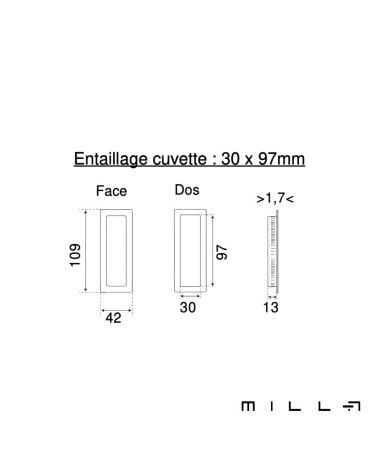 Kit puxador cuveta com bloqueio aço inoxidável ferragens design com legendas