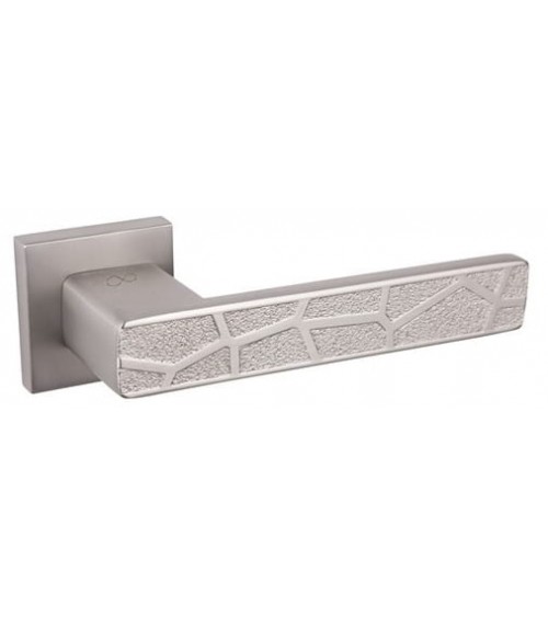 Puxador de porta em níquel acetinado Volare design
