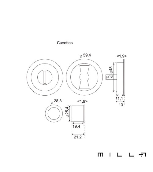 Puxador para porta de correr com bico de pato ouro mate puxador design