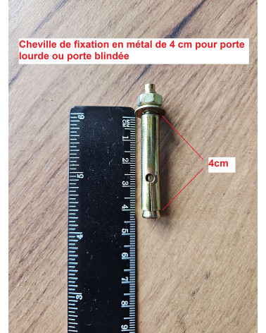 Batente de porta branco em inox 1718, para chão