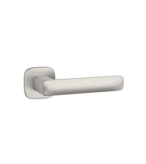 Puxador de porta níquel acetinado STELLA ferragens design