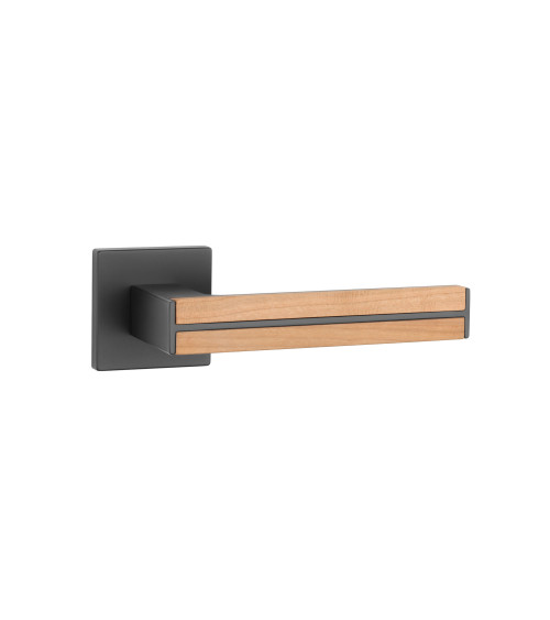 Puxador de porta em madeira de carvalho e preto IMPERATA puxador design