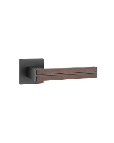 Puxador de porta em madeira de sândalo e preto IMPERATA puxador design
