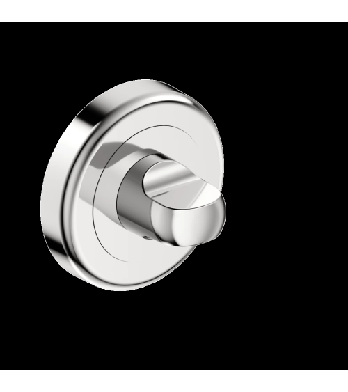 Roseta de porta com bloqueio wc cromo polido CO R OB puxador design