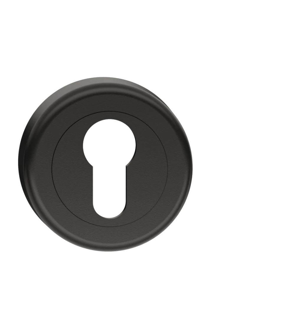 Escudo de porta chave i preto CO R OB puxador design