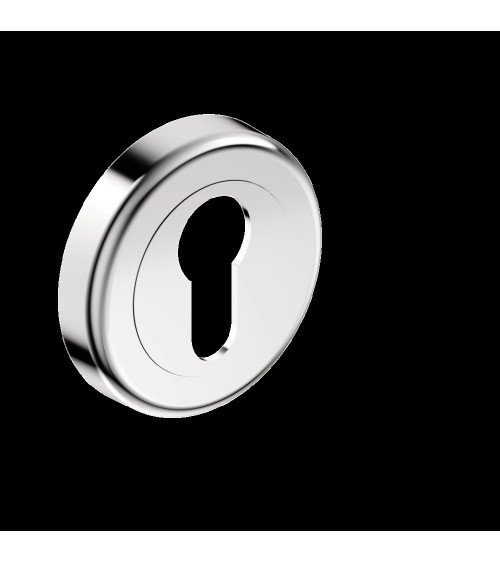 Roseta de porta chave i cromo polido CO R OB puxador design