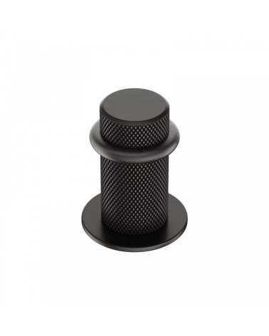 Batente de porta texturado preto Time puxador design