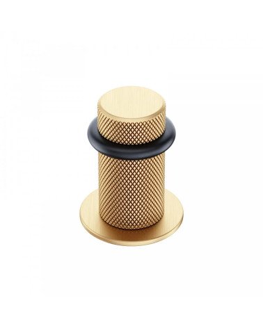 Batente de porta texturado ouro mate Time puxador design