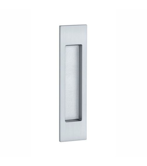 Puxador de porta deslizante cromo acetinado APRILE 7039 ferragens design