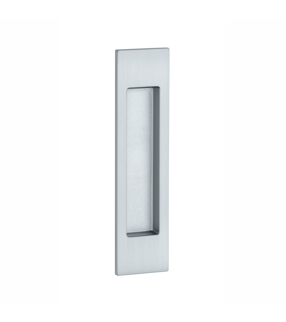 Puxador de porta deslizante cromo acetinado APRILE 7039 ferragens design