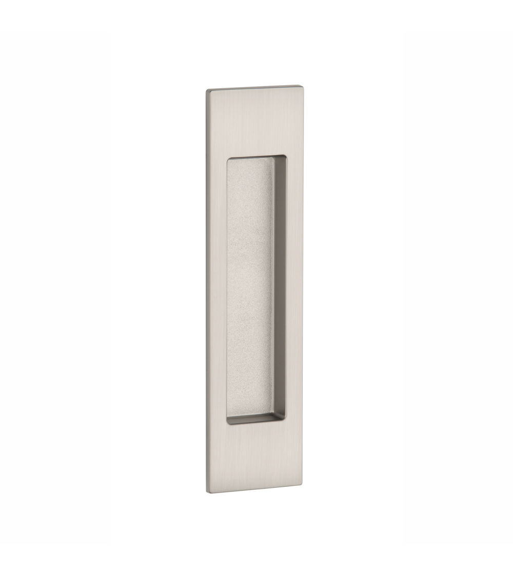 Puxador de porta deslizante níquel acetinado APRILE 7039 ferragens design