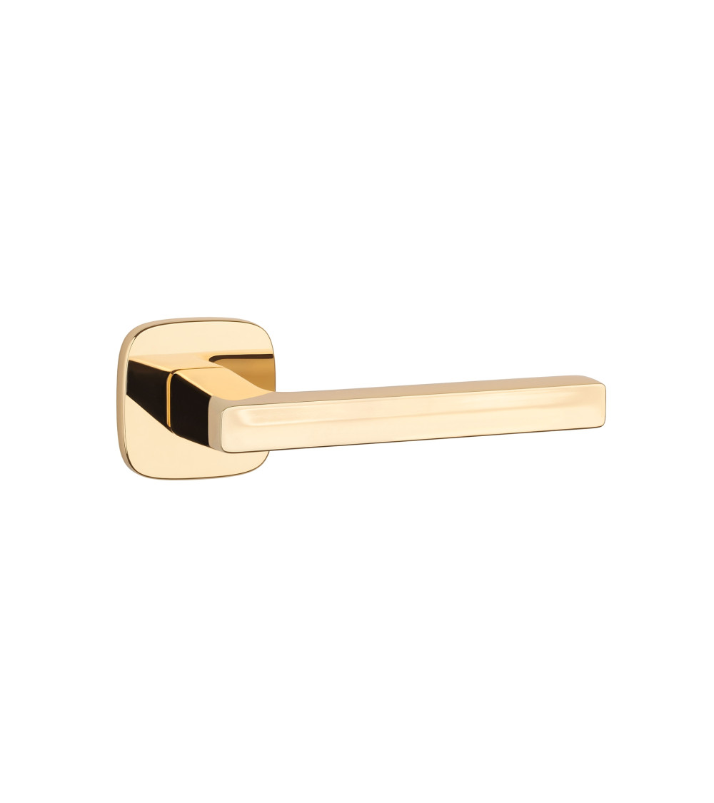 Puxador de porta ouro polido PEA design