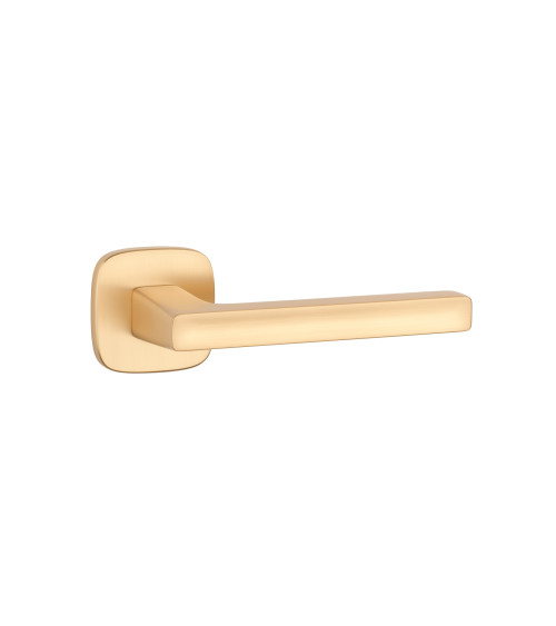Puxador de porta ouro mate PEA design