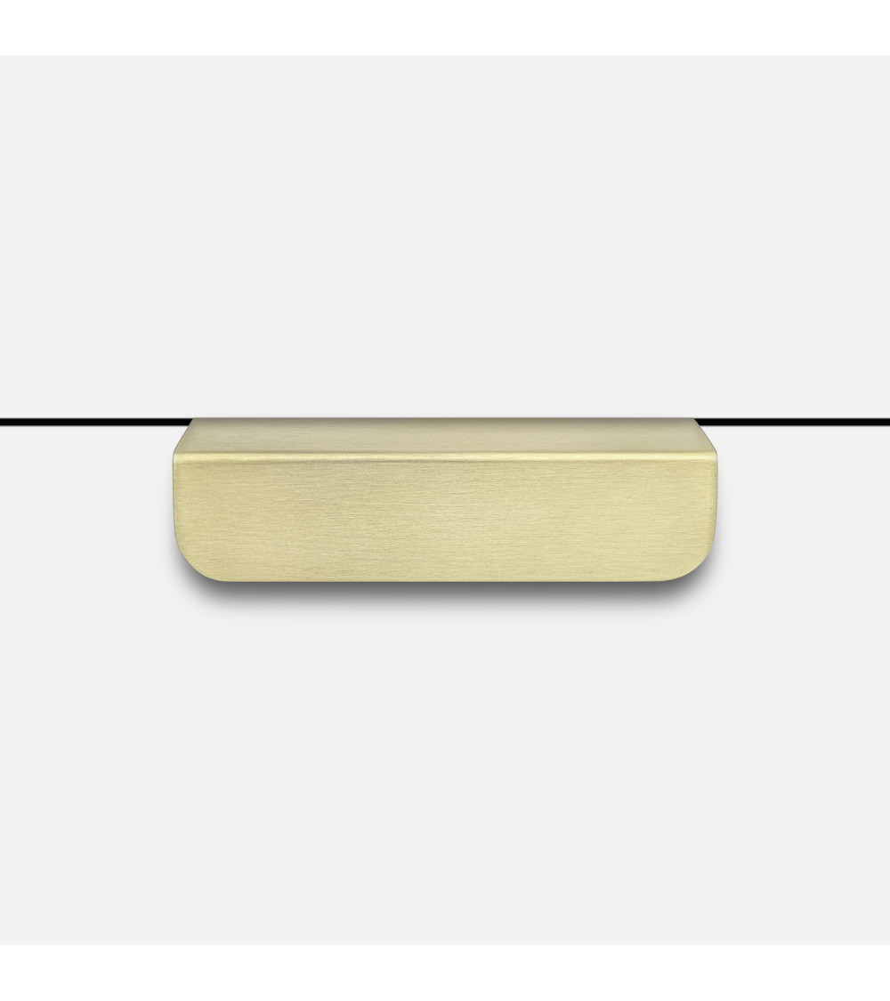 Puxador de móvel em ouro mate EDIT EDGE design
