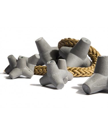 Gancho de parede em betão / Botão de móvel Marine Made in Grèce - puxador design