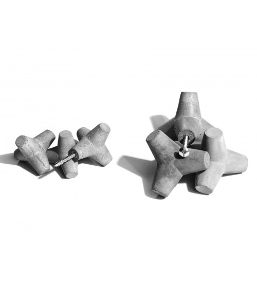 Gancho de parede em betão / Botão de móvel Marine Made in Grèce - puxador design