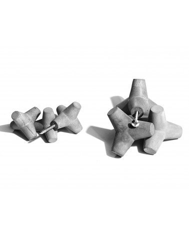 Gancho de parede em betão / Botão de móvel Marine Made in Grèce - puxador design