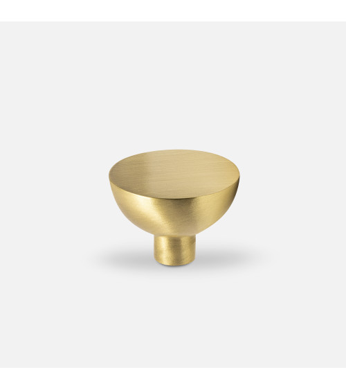 Botão de móvel dourado mate LUNA M design