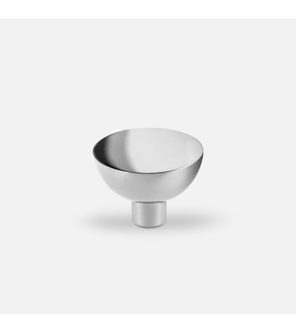 Botão de móvel cromado polido LUNA M design