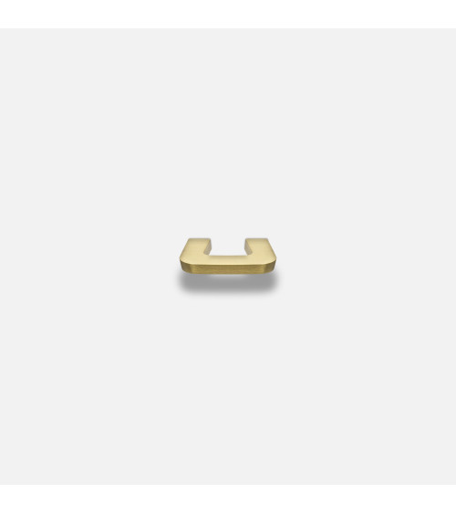 Puxador de móvel dourado polido ISA XS puxador design