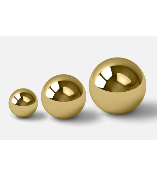 Botão de móvel dourado polido ODETE puxador design