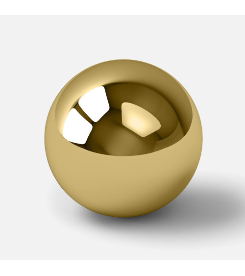 Botão de móvel dourado polido ODETE puxador design