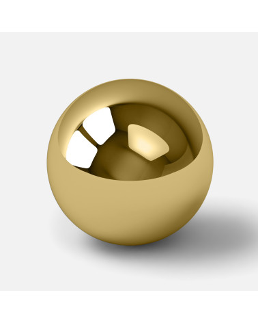 Botão de móvel dourado polido ODETE puxador design