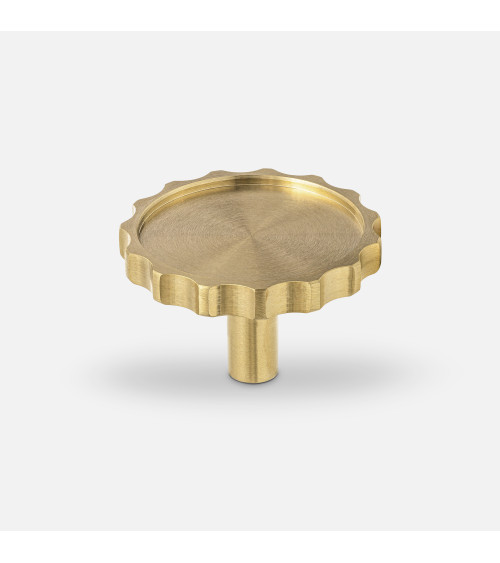 Botão de móvel dourado polido LEXI design