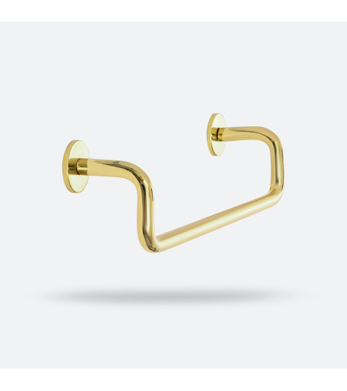 Puxador de móvel dourado polido AVA M envernizado puxador design