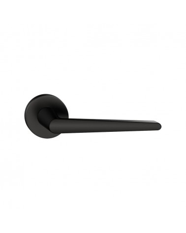 Puxador de porta preto Arrow ferragens design