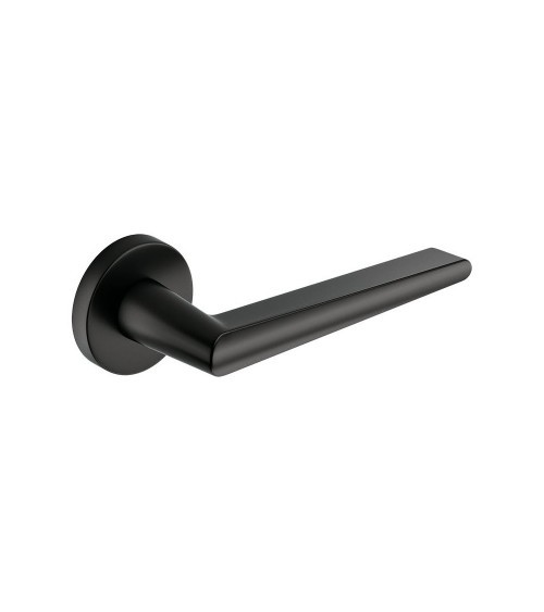 Puxador de porta preto Arrow ferragens design