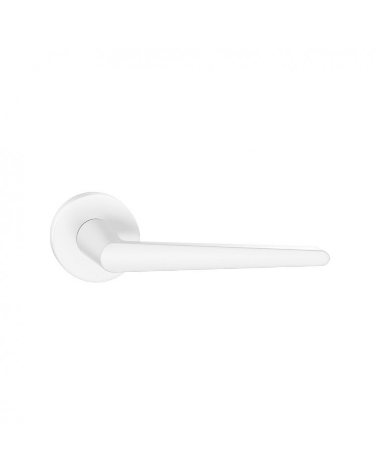Puxador de porta branco Arrow ferragens design