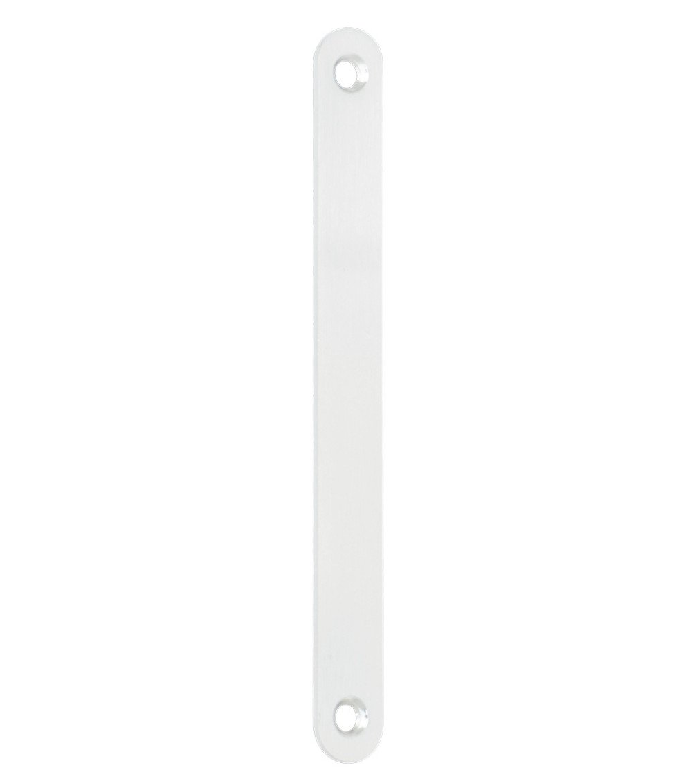 Platina para porta de correr cor branco mate