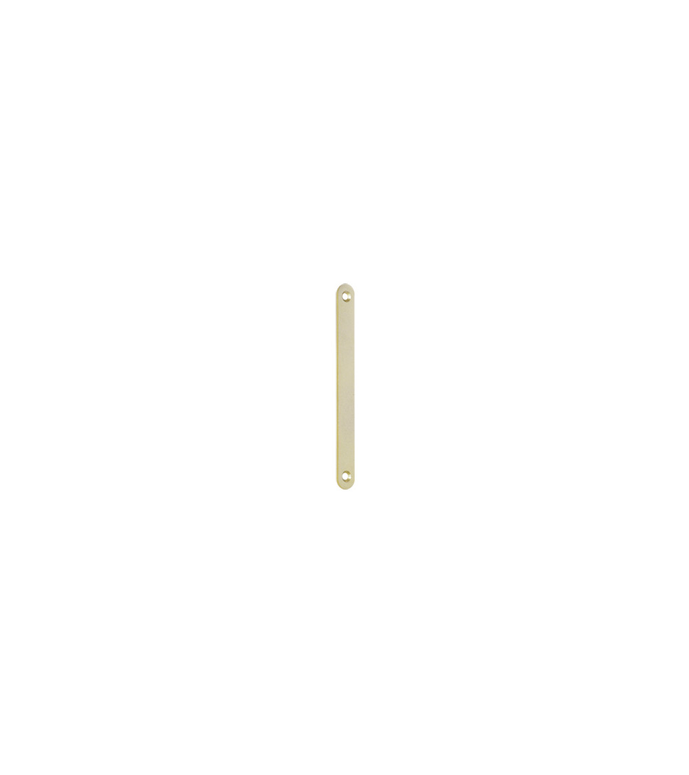 Platina para porta de correr cor dourado acetinado
