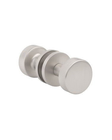 Botão de porta níquel acetinado TUJA puxador design