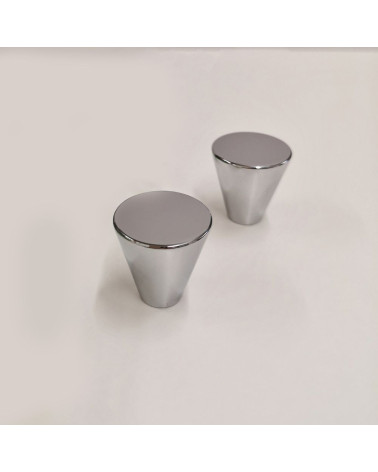Puxador de móvel cromado brilhante AMBIENT design vista inclinada