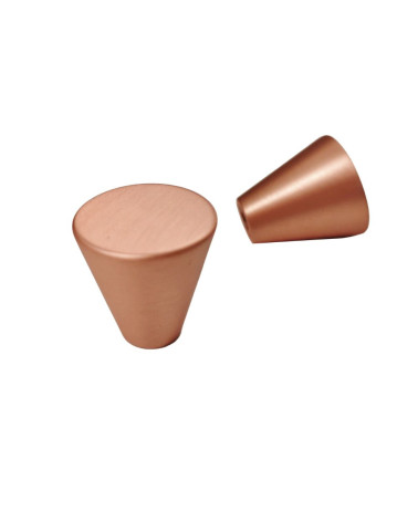 Puxador de móvel cobre AMBIENT apresentado sobre fundo branco