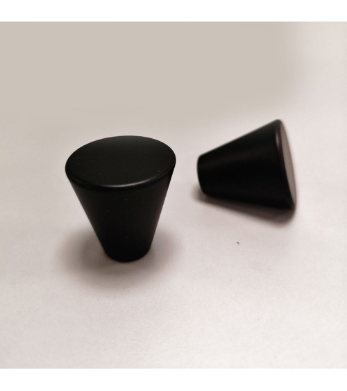 Botão de móvel preto AMBIENT puxador design