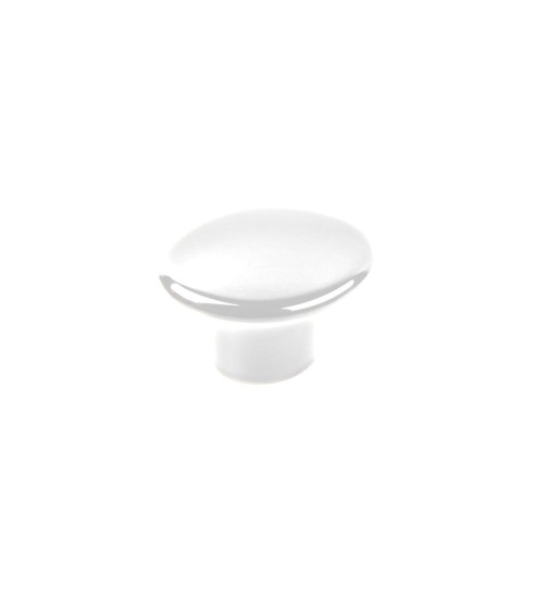 Botão de móvel branco MILAN puxador design