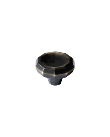 Botão de móvel bicolor bronze e latão CAMPANA puxador design
