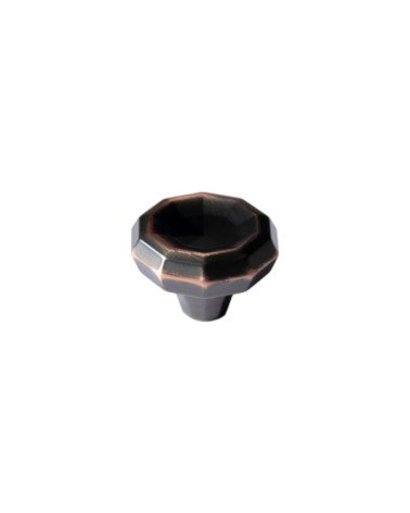 Botão de móvel bicolor bronze e cobre CAMPANA puxador design