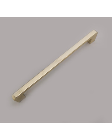 Puxador de móvel dourado polido CAMPANA design vista de cima