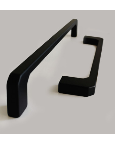 Puxador de móvel preto CAMPANA design vista aproximada