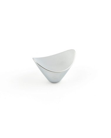 Botão de móvel cromado acetinado DIUNA puxador design
