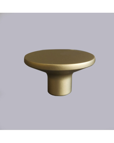 Puxador de móvel dourado mate ASTRO design de puxador vista de frente