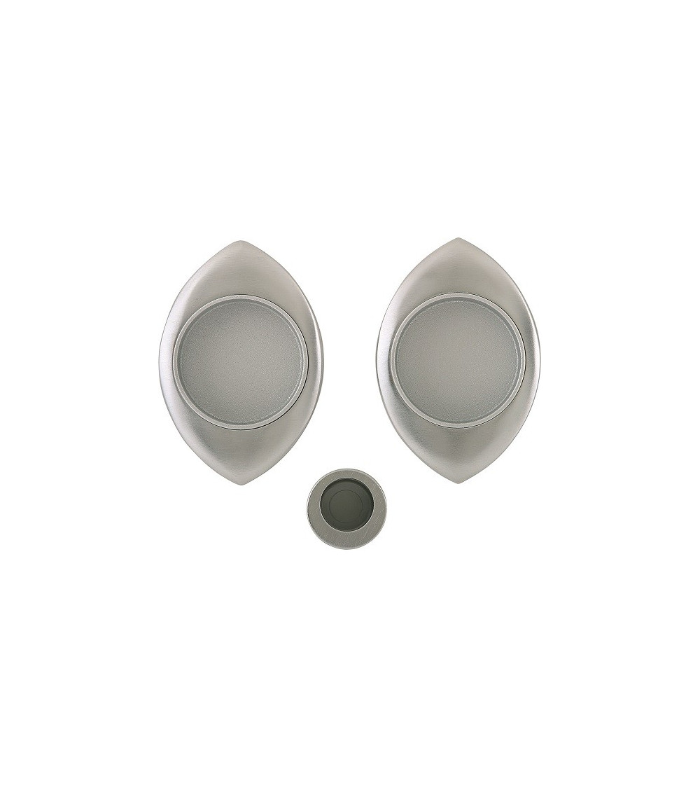 Puxador para porta deslizante cromado acetinado MANDELLI 368T puxador design