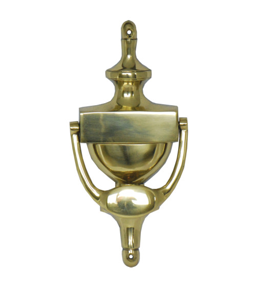 Aldrava de porta em latão VICTORIAN cor latão polido envernizado
