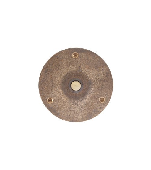 Campainha redonda Dauby Pure em bronze - botão de campainha 90RO