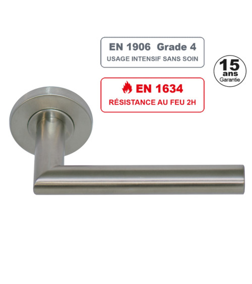 Puxador de porta ALTESSE em inox 304 Grau 4 resistente ao fogo